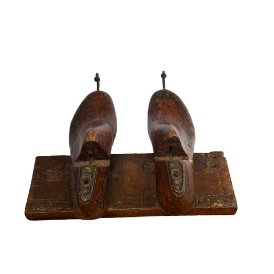 Sammlerstück, antiker Schuhmacher-Farbaufhänger aus Holz