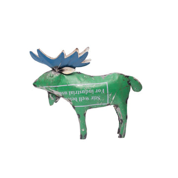 Recycelte Elchfigur