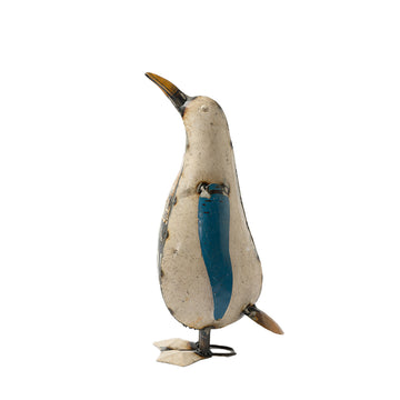 Recycelte Pinguinfigur