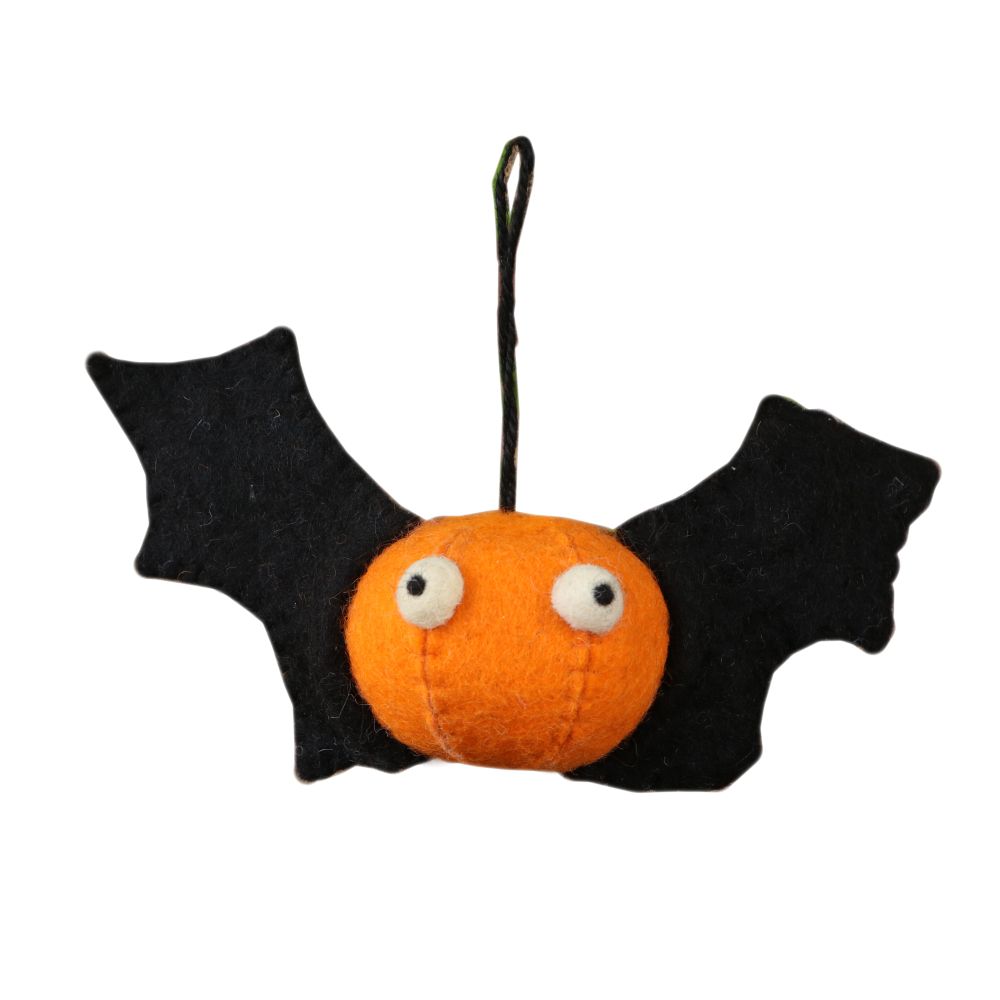 Halloween-Kürbis-Fledermaus-Ornament