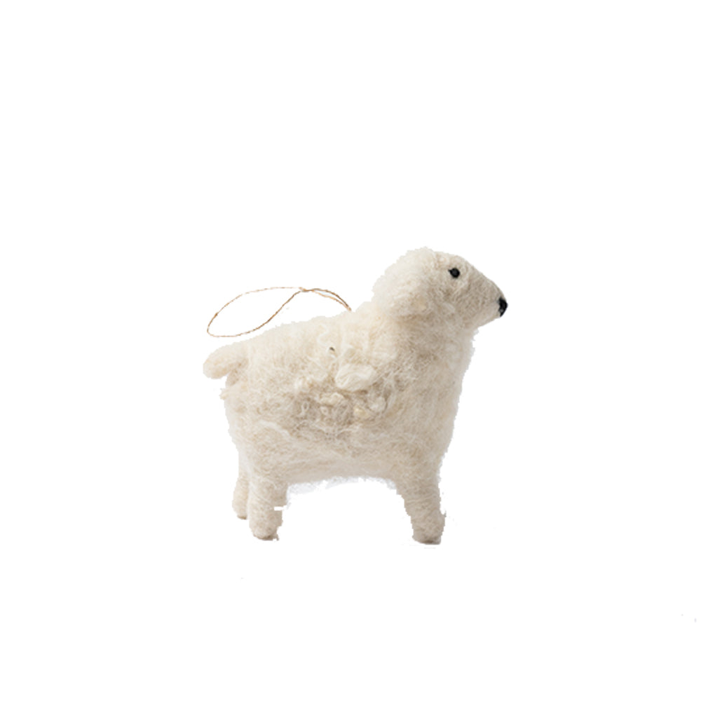 Osterornament aus gefilztem Schaf
