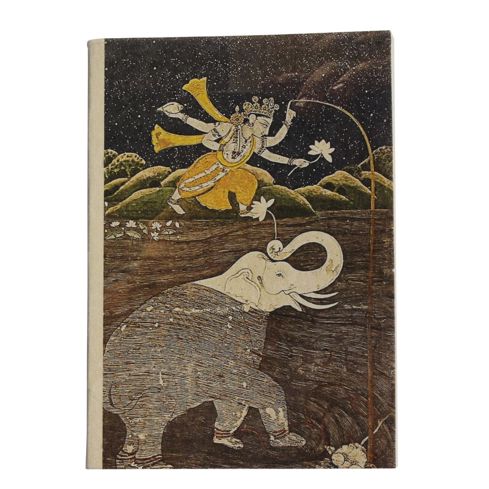Lord Vishnu und Elefanten-Notizbuch
