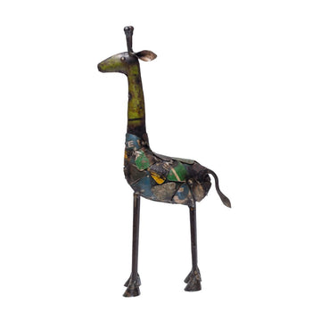 Recycelte Giraffenfigur