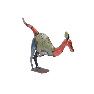 Recycelte Känguru-Figur