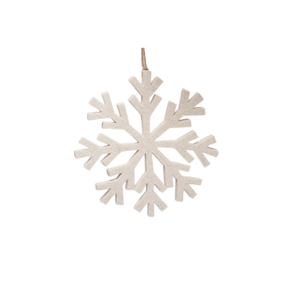 Schneeflocken-Ornament zum Aufhängen, 2er-Set