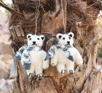 Polar Bear (Set Of 2) Hanging Ornament