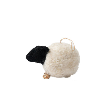 Osterkugel, schwarzes Schaf-Ornament
