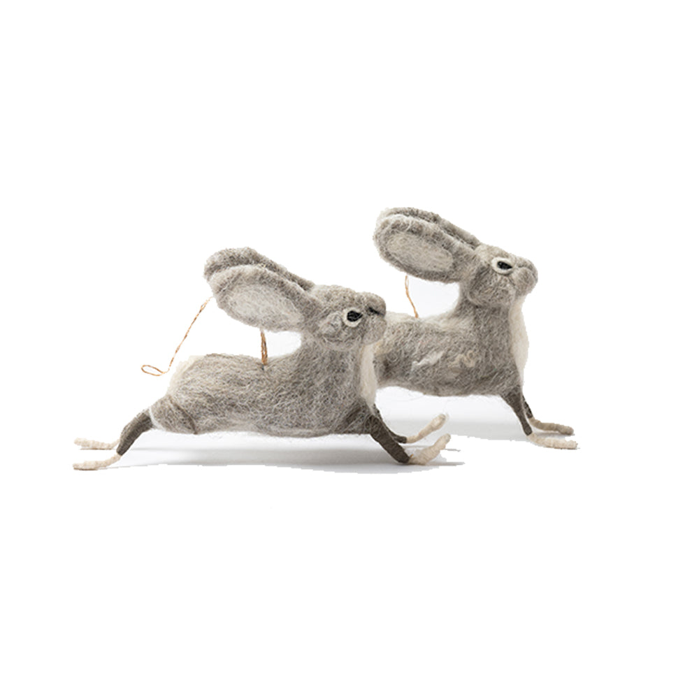 Hängendes Kaninchen-Ornament im 2er-Set