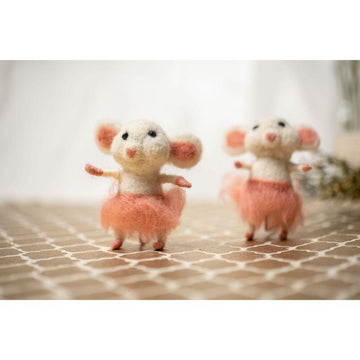 Doe With Skirt Ornaments Set Of 2