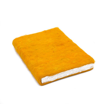 Felt Handmade Notebook Orange