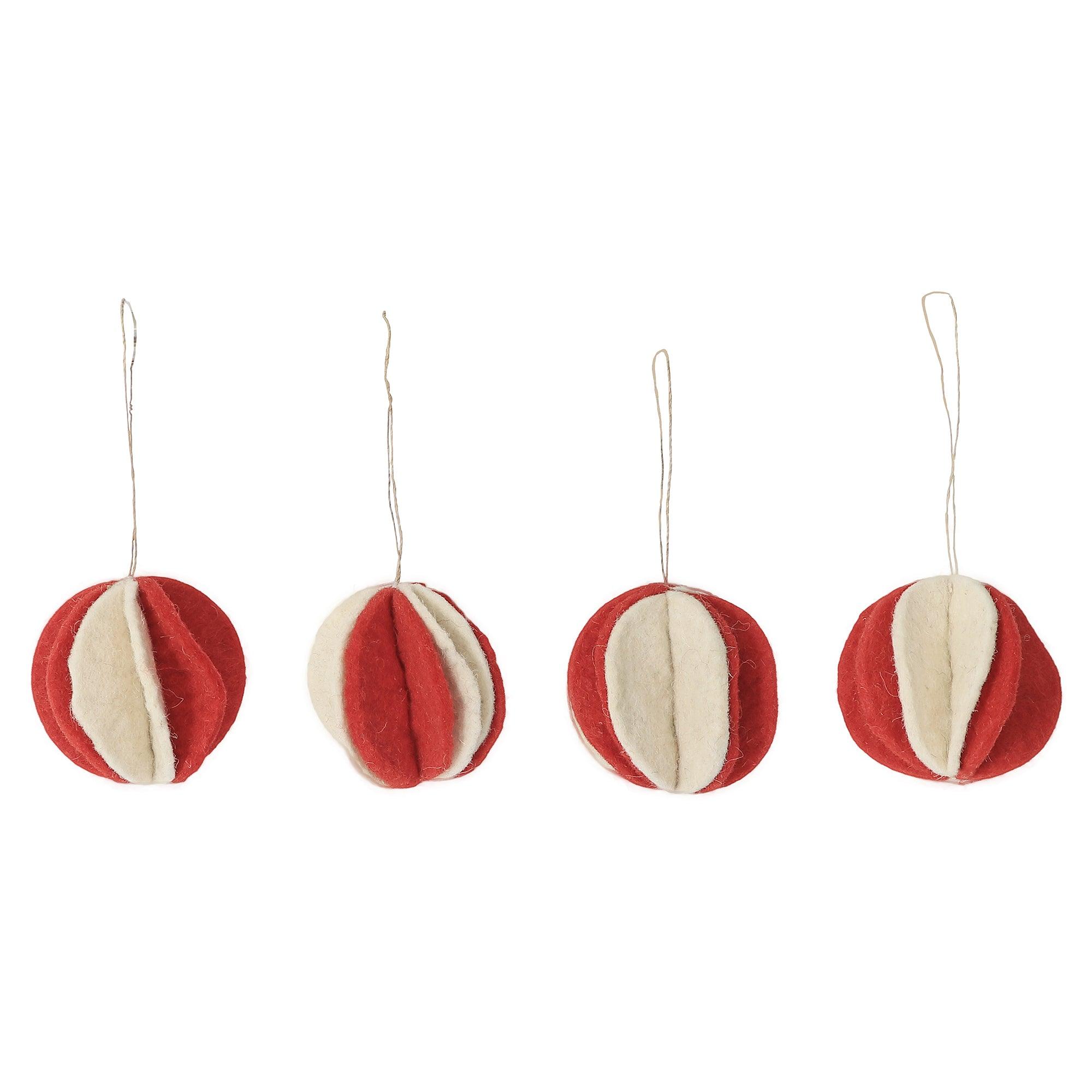 Hanging Ball Flower Bauble Set Of 4 - DeKulture DKW-6069-FO