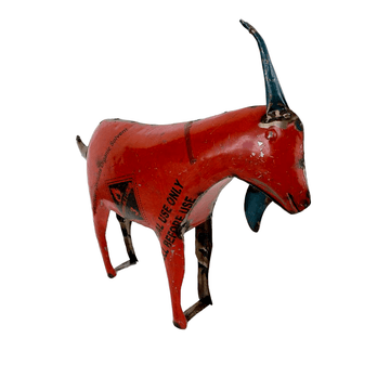 Recycled Goat Figurine